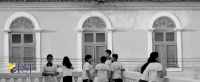 Espaço da Artes com vista para o Instituto do Museu Jaguaribano. Aracati-CE.